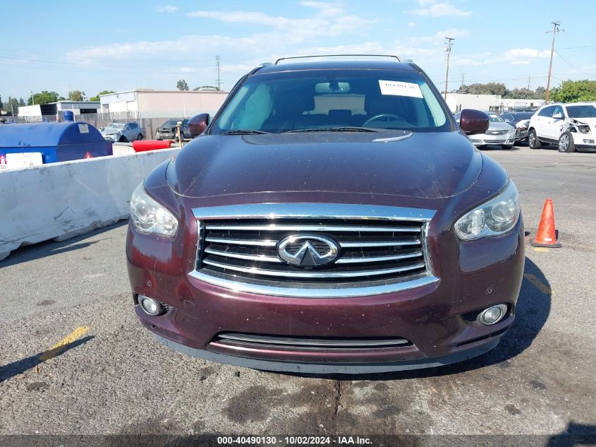 2013 Infiniti Jx35 VIN: 5N1AL0MM6DC313224 Lot: 40490130