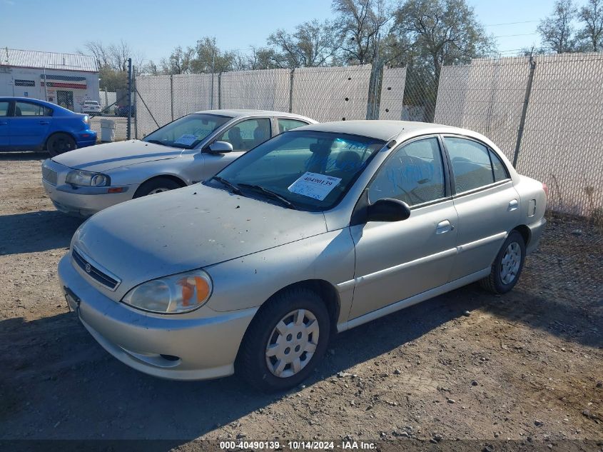 2001 Kia Rio VIN: KNADC123516028622 Lot: 40490139