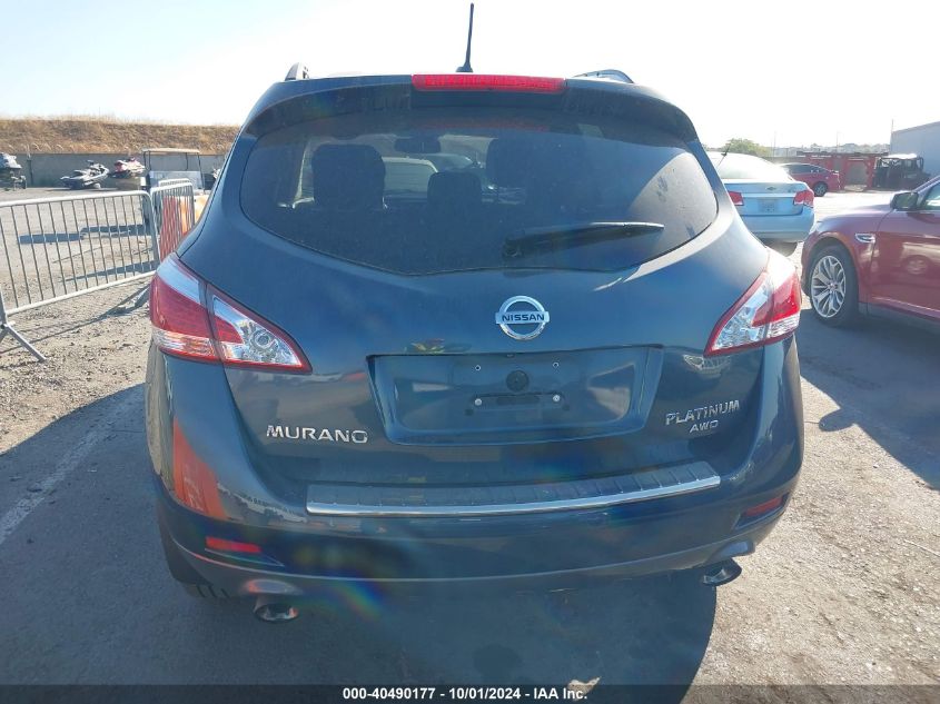 JN8AZ1MWXCW225711 2012 Nissan Murano Le