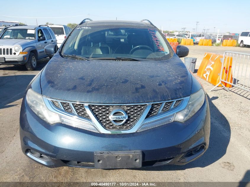 JN8AZ1MWXCW225711 2012 Nissan Murano Le