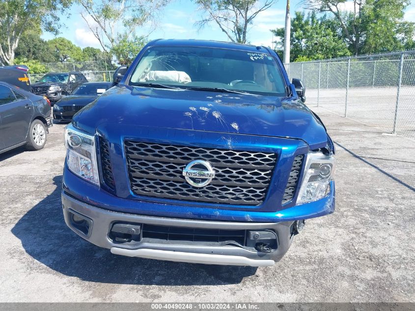 2017 Nissan Titan Pro-4X VIN: 1N6AA1E56HN569491 Lot: 40490248