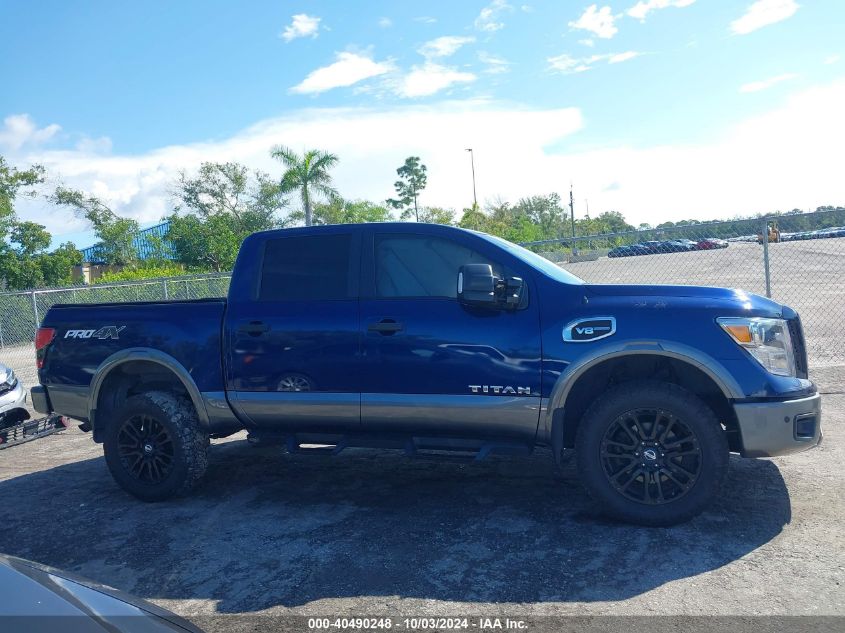 2017 Nissan Titan Pro-4X VIN: 1N6AA1E56HN569491 Lot: 40490248