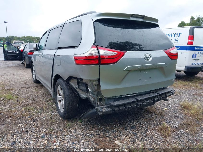 2019 Toyota Sienna Le 8 Passenger VIN: 5TDKZ3DC1KS009097 Lot: 40490252