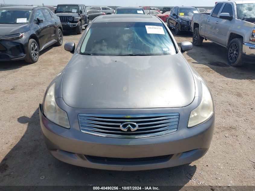 2007 Infiniti G35 Sport W/6-Speed Manual VIN: JNKBV61E07M714400 Lot: 40490256