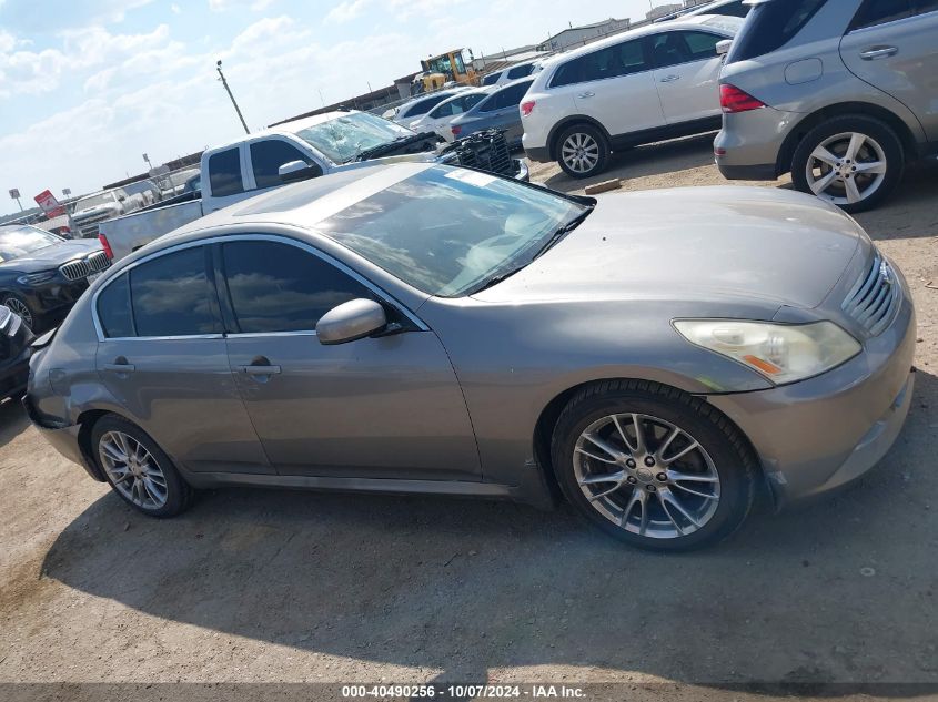 2007 Infiniti G35 Sport W/6-Speed Manual VIN: JNKBV61E07M714400 Lot: 40490256