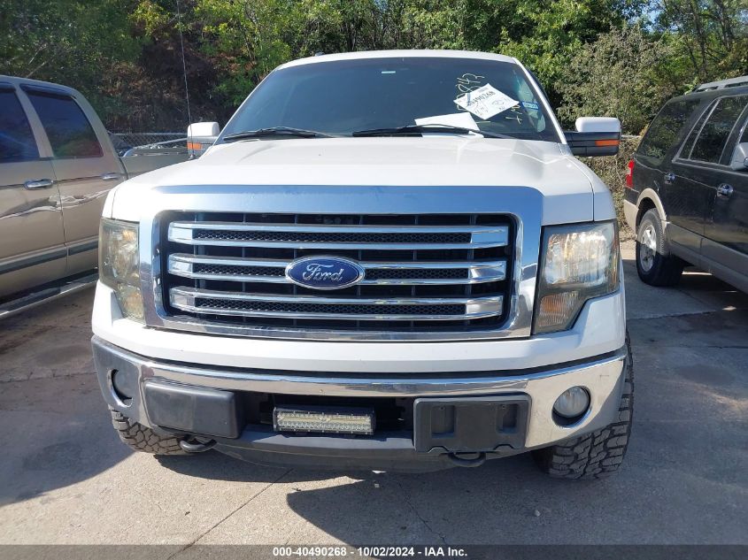 2013 Ford F-150 Lariat VIN: 1FTFW1ET6DKF52842 Lot: 40490268