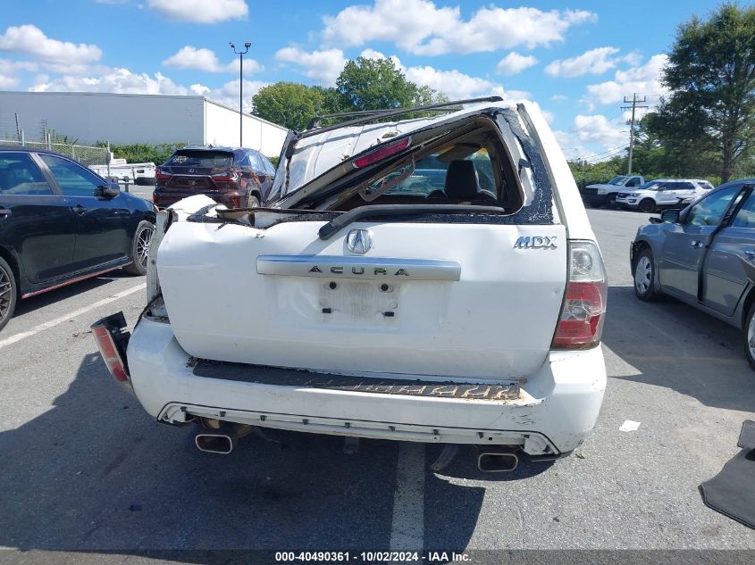 2006 Acura Mdx VIN: 2HNYD18676H527019 Lot: 40490361