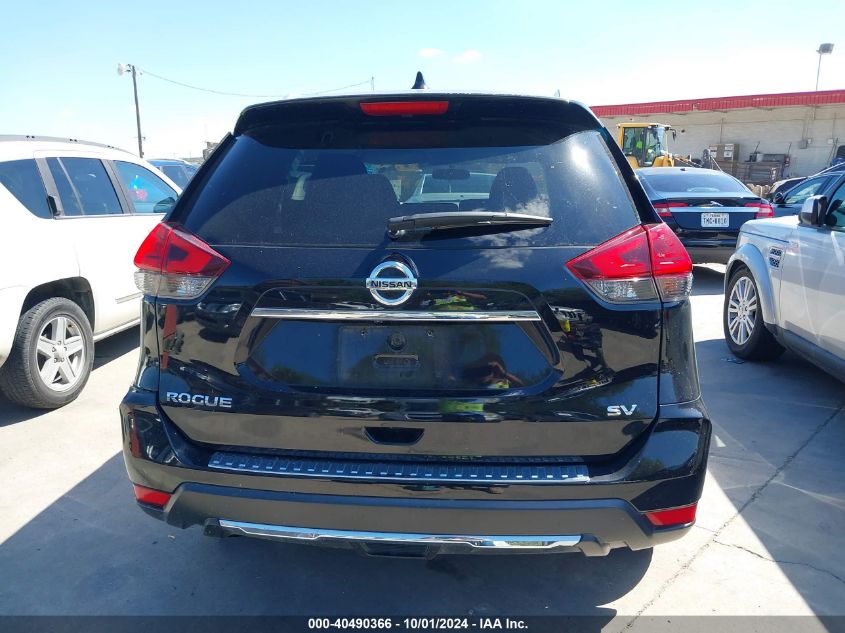 2017 Nissan Rogue Sv VIN: KNMAT2MTXHP510340 Lot: 40490366