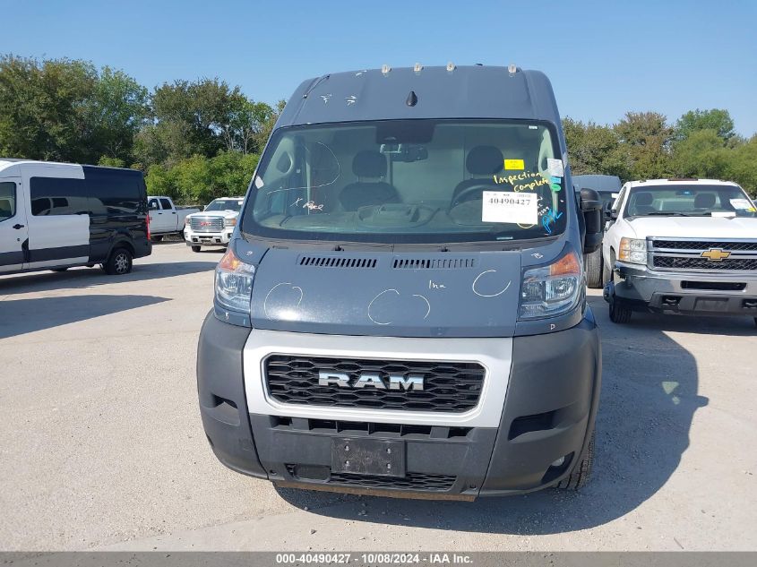 2022 Ram Promaster 3500 Cargo Van High Roof 159 Wb Ext VIN: 3C6MRVJGXNE112309 Lot: 40490427