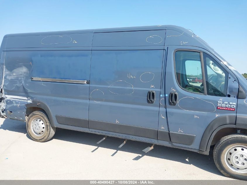 2022 Ram Promaster 3500 Cargo Van High Roof 159 Wb Ext VIN: 3C6MRVJGXNE112309 Lot: 40490427