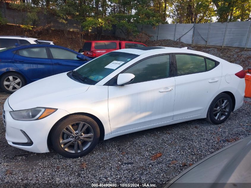 2018 Hyundai Elantra Value Edition VIN: 5NPD84LF2JH281787 Lot: 40490450