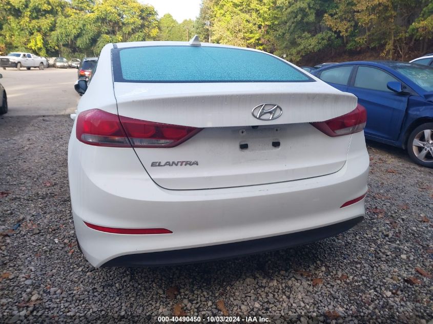 2018 Hyundai Elantra Value Edition VIN: 5NPD84LF2JH281787 Lot: 40490450