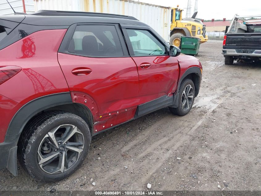 2021 Chevrolet Trailblazer Awd Rs VIN: KL79MUSLXMB121586 Lot: 40490491