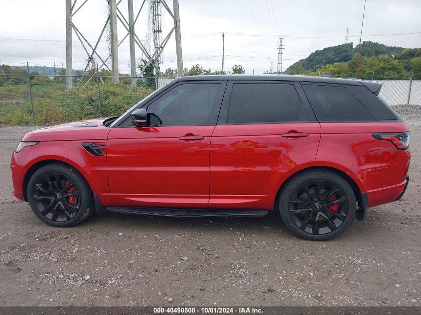 2021 Land Rover Range Rover Sport Hst Mhev VIN: SALWS2RU5MA762867 Lot: 40490500