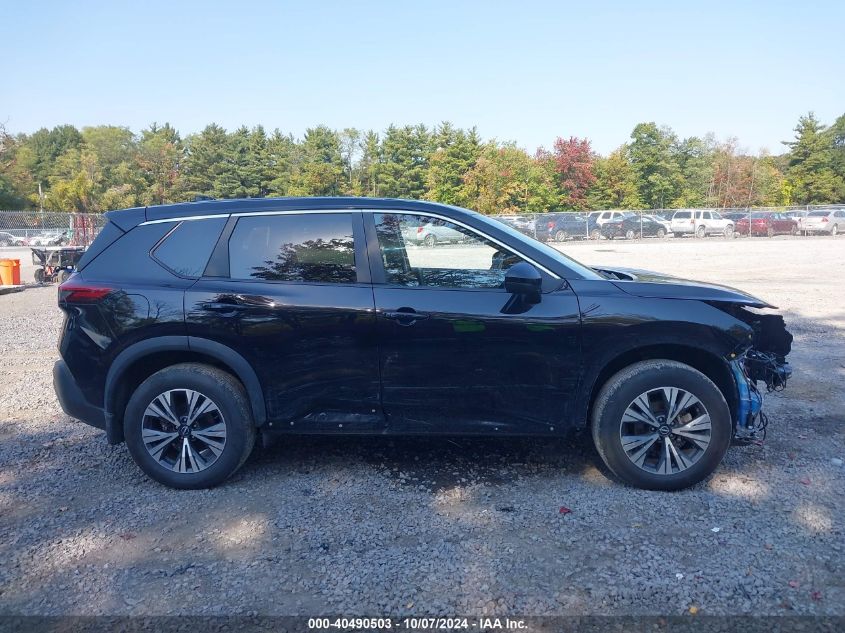 2022 Nissan Rogue Sv Intelligent Awd VIN: 5N1BT3BB5NC682455 Lot: 40490503