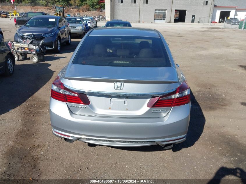 1HGCR2F16HA082127 2017 Honda Accord Sport Se