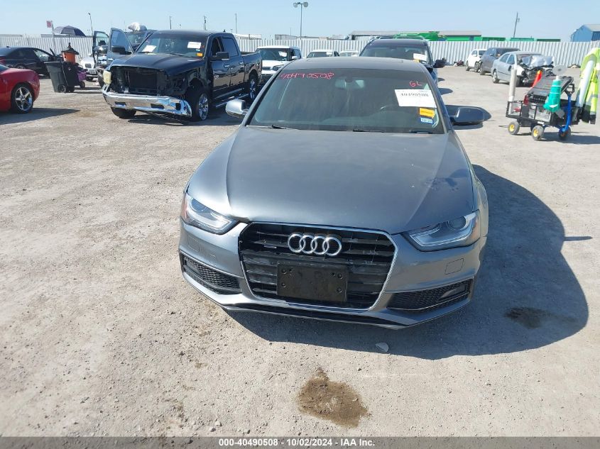 2015 Audi A4 2.0T Premium VIN: WAUFFAFL0FN044511 Lot: 40490508