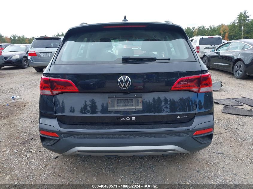 2022 Volkswagen Taos 1.5T S VIN: 3VVAX7B26NM042721 Lot: 40490571