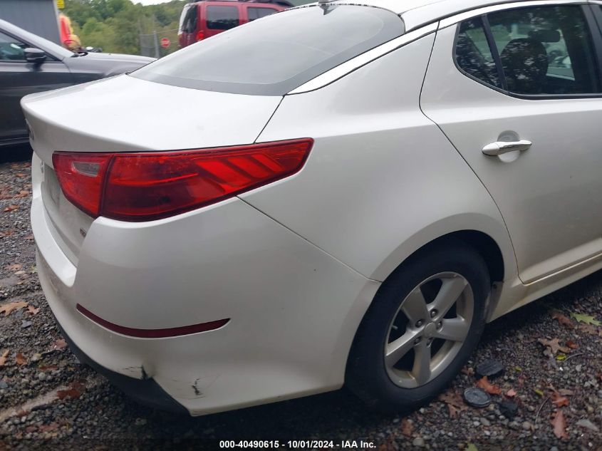 2014 Kia Optima Lx VIN: 5XXGM4A76EG260513 Lot: 40490615