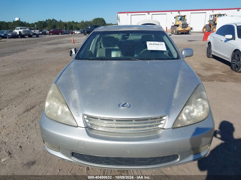 2003 Lexus Es 300 VIN: JTHBF30G030101872 Lot: 40490632