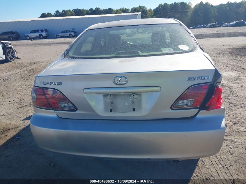 JTHBF30G030101872 2003 Lexus Es 300