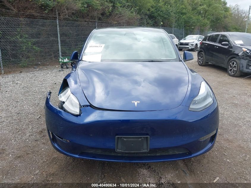 2023 Tesla Model Y Awd/Long Range Dual Motor All-Wheel Drive VIN: 7SAYGDEE9PF685253 Lot: 40490634