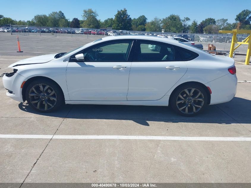 2015 Chrysler 200 S VIN: 1C3CCCDG2FN540060 Lot: 40490678