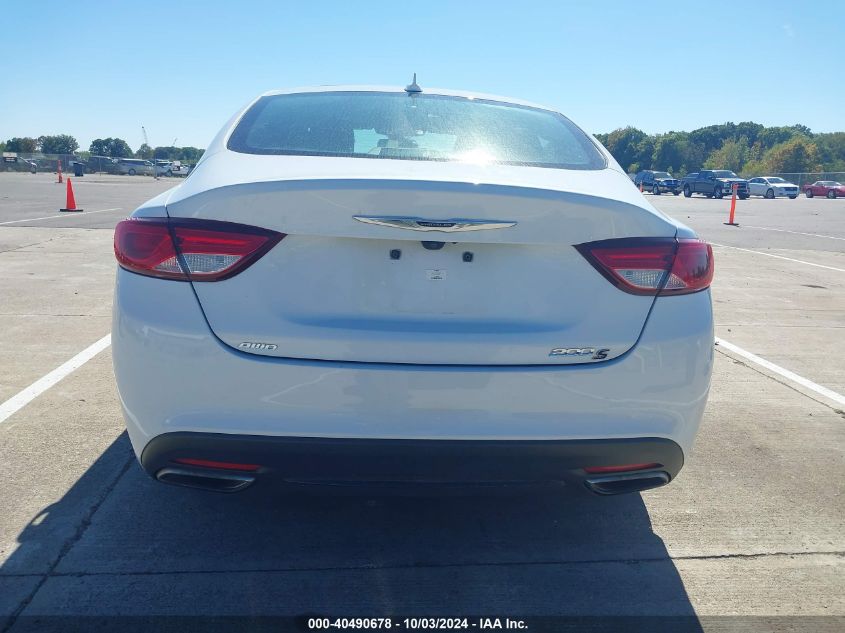 2015 Chrysler 200 S VIN: 1C3CCCDG2FN540060 Lot: 40490678