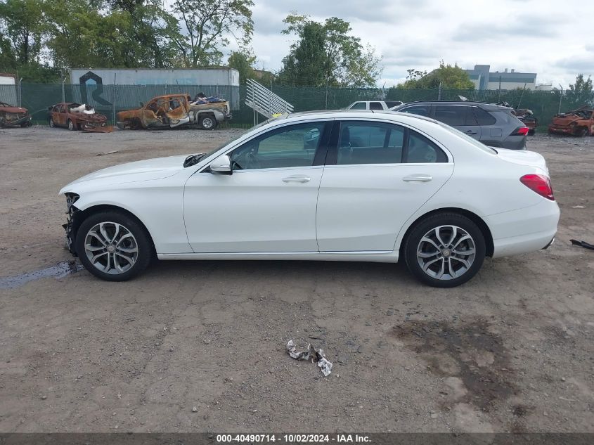 2015 Mercedes-Benz C 300 4Matic/Luxury 4Matic/Sport 4Matic VIN: 55SWF4KB4FU049631 Lot: 40490714