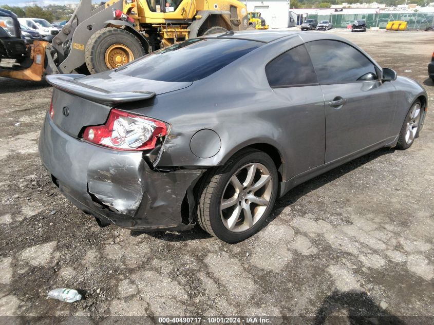 2004 Infiniti G35 VIN: JNKCV54EX4M820391 Lot: 40490717