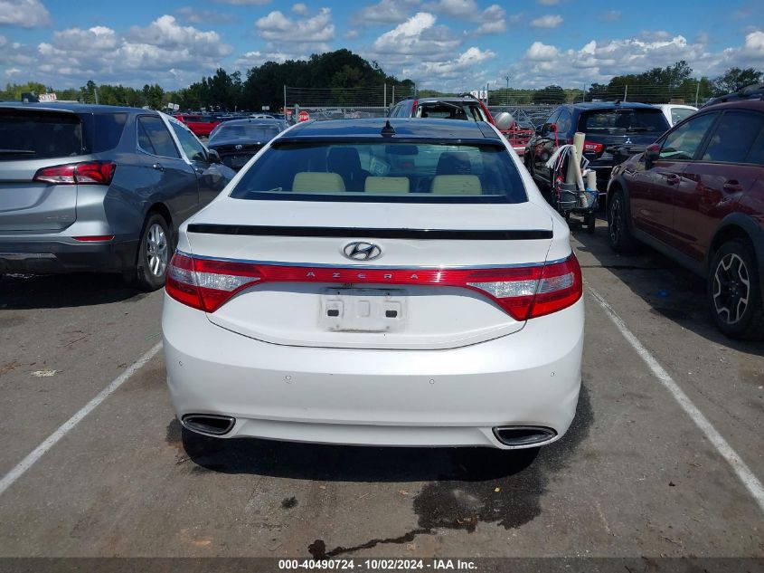 2013 Hyundai Azera VIN: KMHFH4JG6DA199010 Lot: 40490724