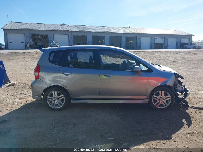 JHMGD38667S060956 2007 Honda Fit Sport