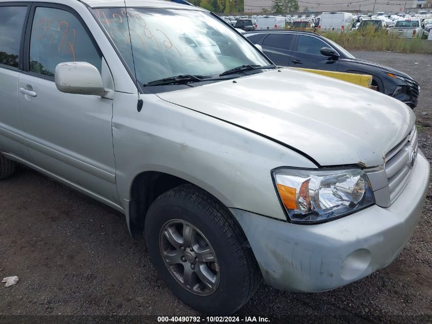 2004 Toyota Highlander V6 VIN: JTEEP21A040053187 Lot: 40490792