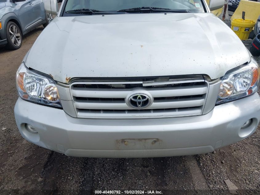 2004 Toyota Highlander V6 VIN: JTEEP21A040053187 Lot: 40490792