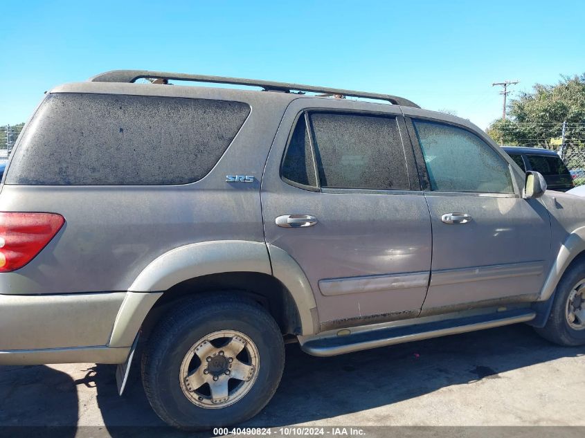 2001 Toyota Sequoia Sr5 V8 VIN: 5TDBT44AX1S021401 Lot: 40490824