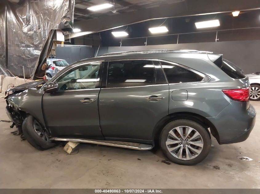 2014 Acura Mdx Technology Package VIN: 5FRYD4H42EB034275 Lot: 40490863