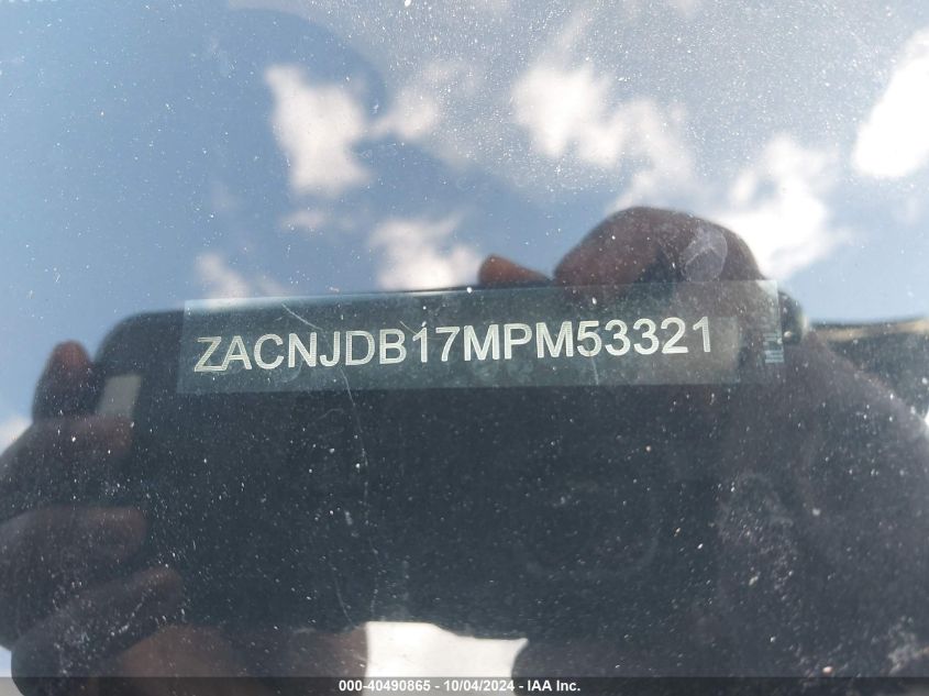 ZACNJDB17MPM53321 2021 Jeep Renegade Latitude 4X4