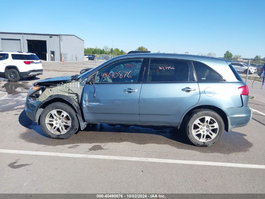 2008 Acura Mdx VIN: 2HNYD28218H521013 Lot: 40490876