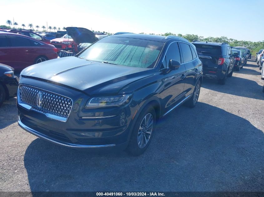 VIN 2LMPJ6K96NBL17572 2022 LINCOLN NAUTILUS RESERVE
