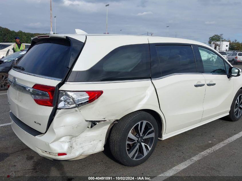 2019 Honda Odyssey Elite VIN: 5FNRL6H9XKB020295 Lot: 40491091