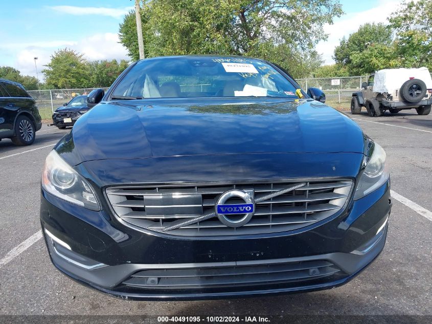 2015 Volvo S60 T6 Drive-E Platinum VIN: YV149MFM4F2336363 Lot: 40491095