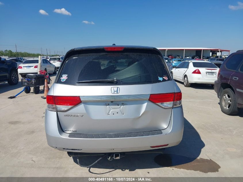 2015 Honda Odyssey Ex-L VIN: 5FNRL5H62FB069836 Lot: 40491168