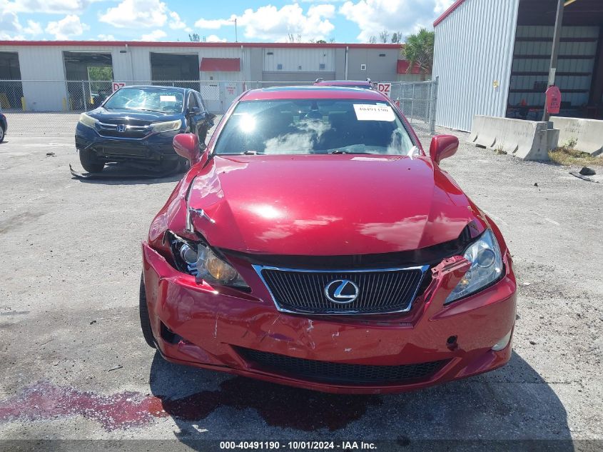 2008 Lexus Is 250 VIN: JTHBK262X82073205 Lot: 40491190