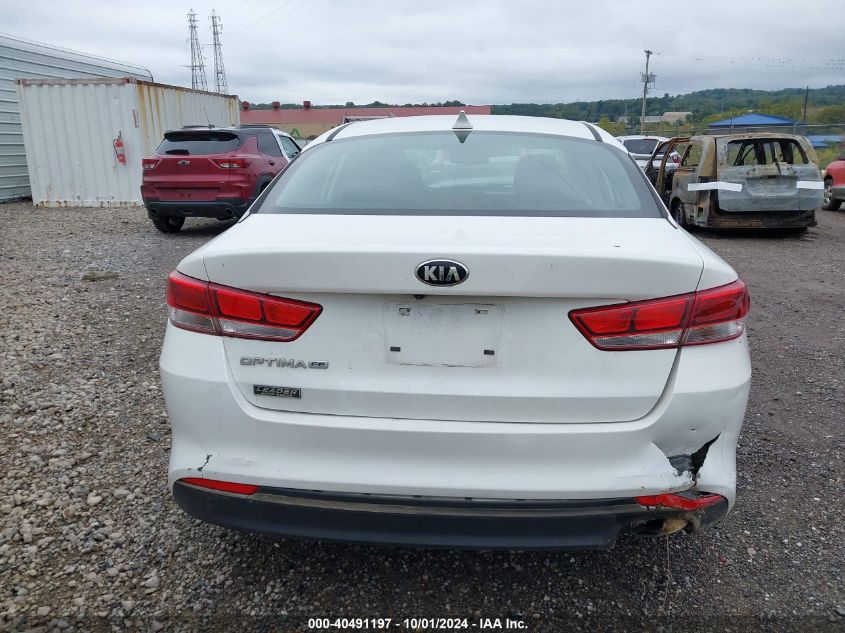 2016 Kia Optima Lx VIN: KNAGT4L31G5103604 Lot: 40491197