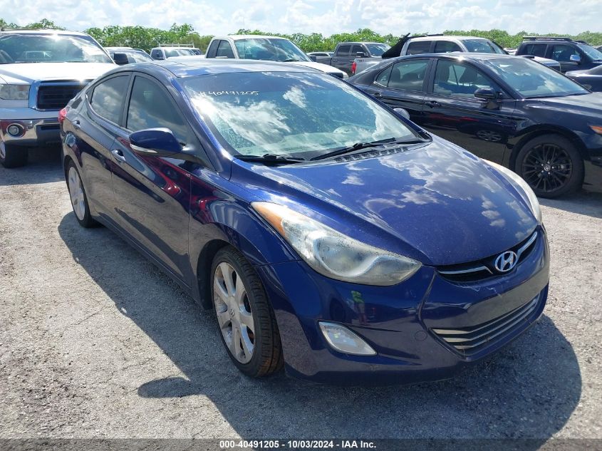 2013 Hyundai Elantra Limited VIN: 5NPDH4AE3DH452934 Lot: 40491205