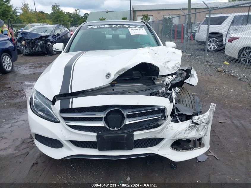 2018 Mercedes-Benz C 300 4Matic VIN: 55SWF4KB0JU242173 Lot: 40491231