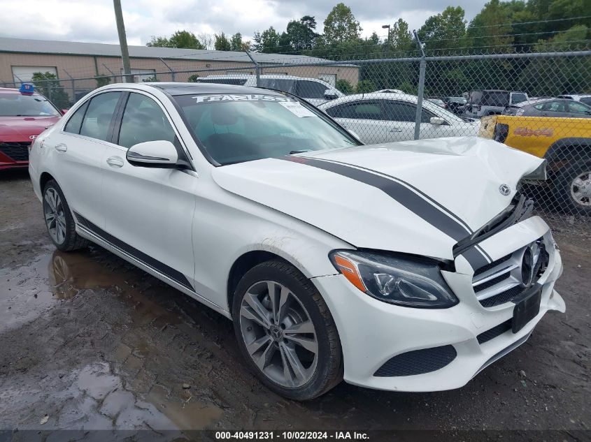 VIN 55SWF4KB0JU242173 2018 Mercedes-Benz C 300, 4Matic no.1