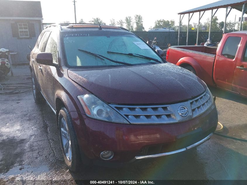 JN8AZ08W47W641666 2007 Nissan Murano Sl