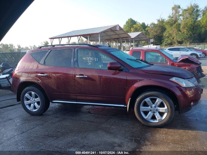 JN8AZ08W47W641666 2007 Nissan Murano Sl