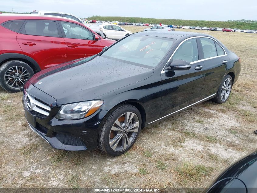 WDDWF4KB6JR413817 2018 MERCEDES-BENZ C CLASS - Image 2